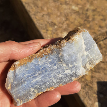 Raw Blue Lace Agate