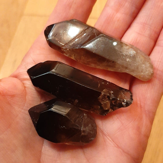 Morion Smokey Quartz Point