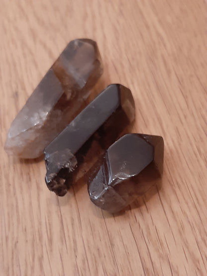 Morion Smokey Quartz Point