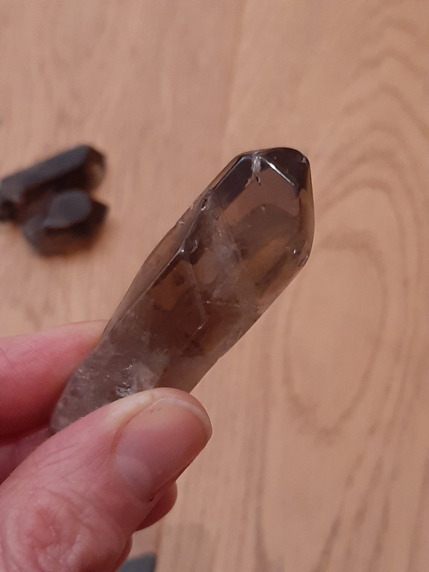 Morion Smokey Quartz Point