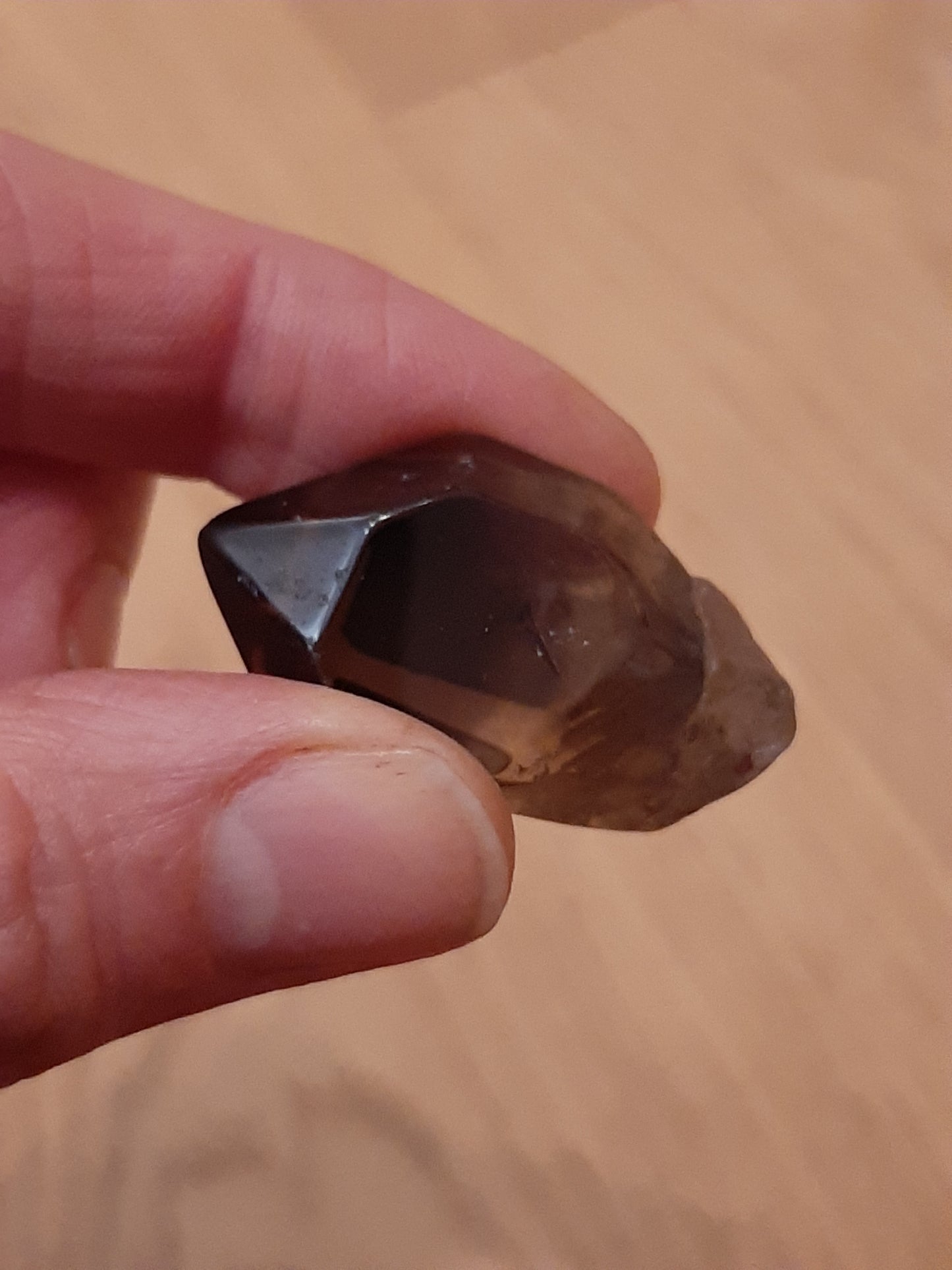 Morion Smokey Quartz Point