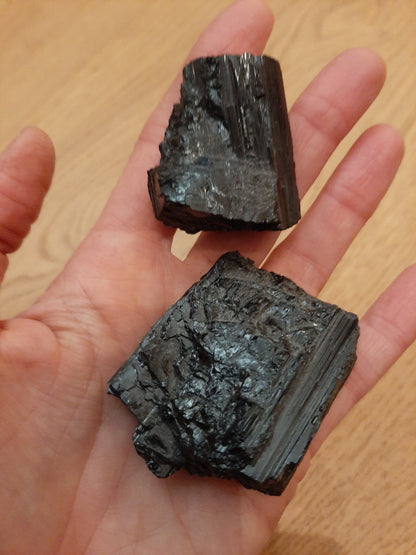 Black Tourmaline Natural Chunks