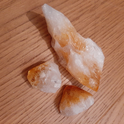 Citrine Raw Points