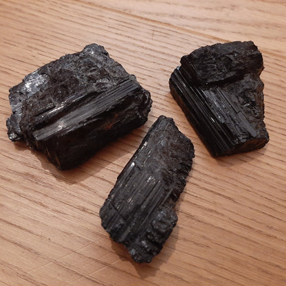 Black Tourmaline Natural Chunks