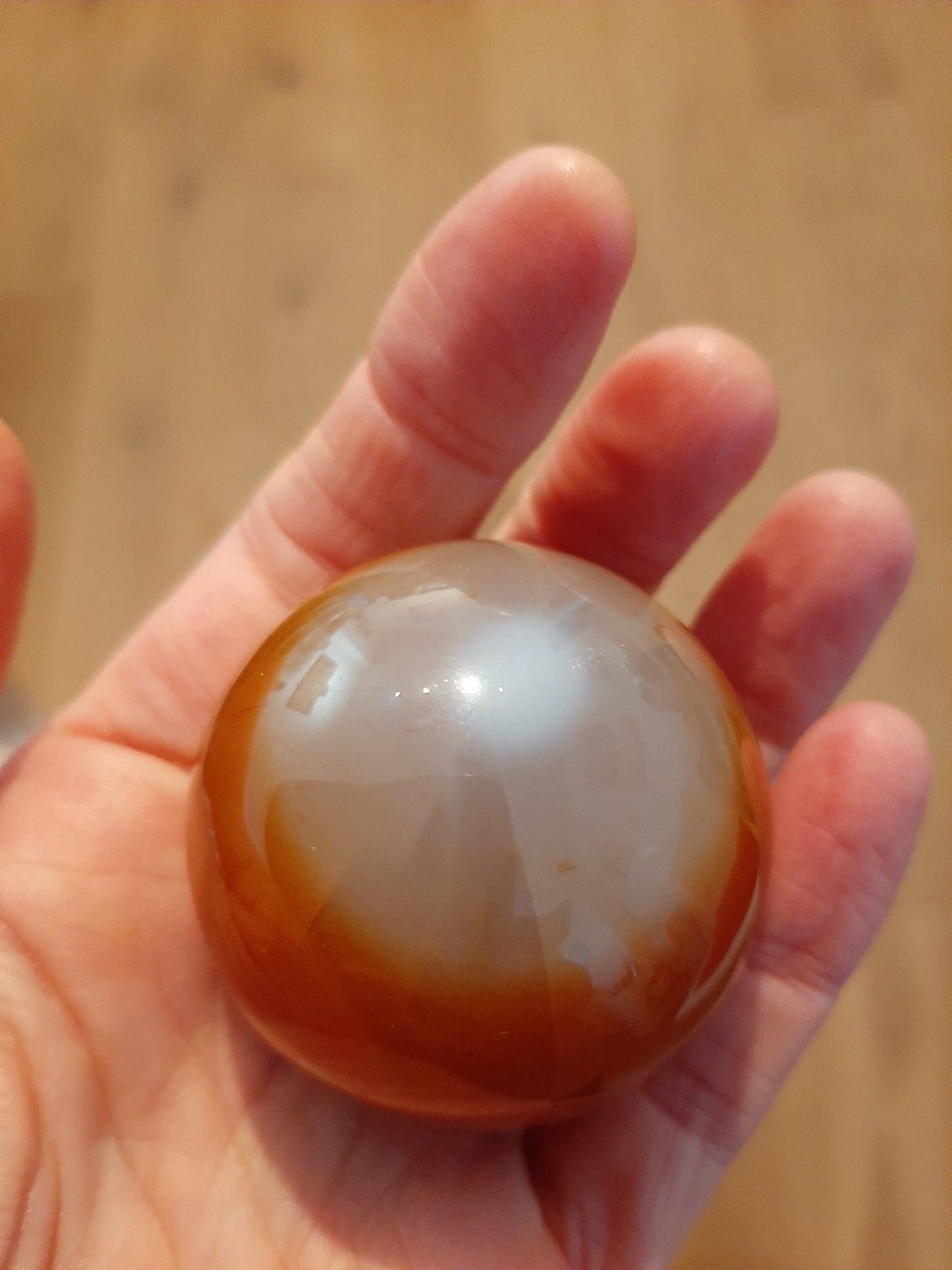 Carnelian Sphere 4cm