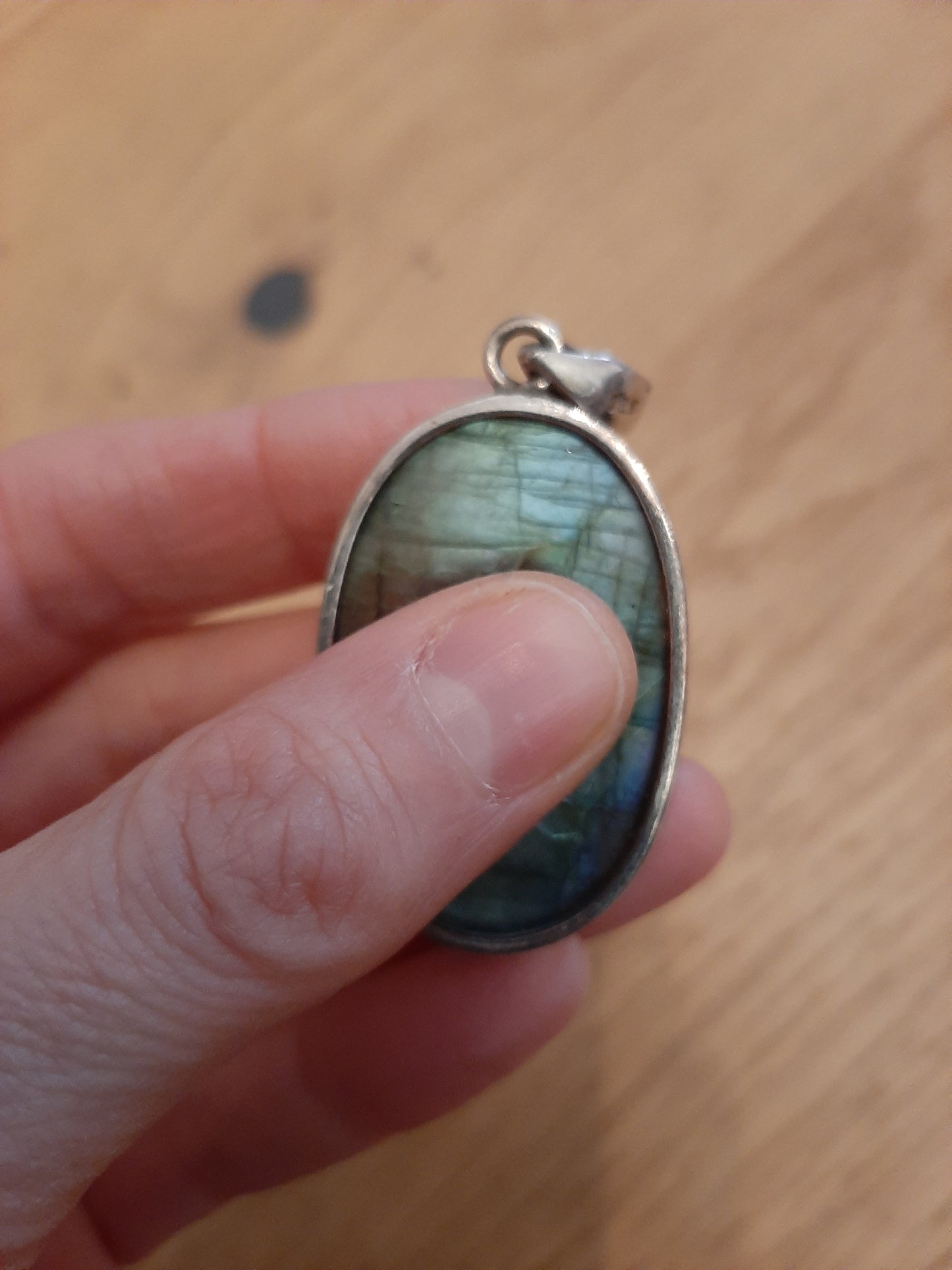 Labradorite Pendant in 925 Silver