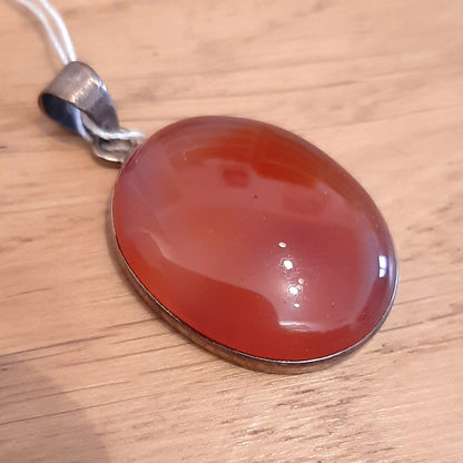 Carnelian 925 Silver Pendant