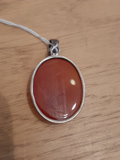 Carnelian 925 Silver Pendant