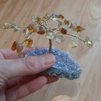 Citrine Gem Tree 7cm