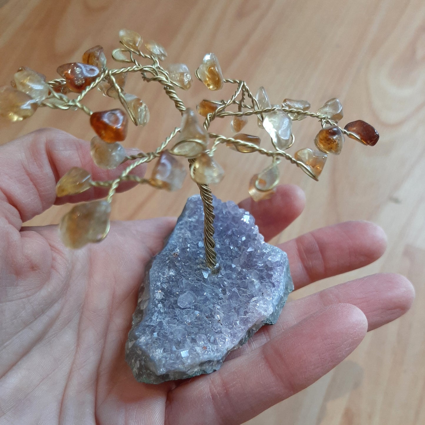 Citrine Gem Tree 7cm