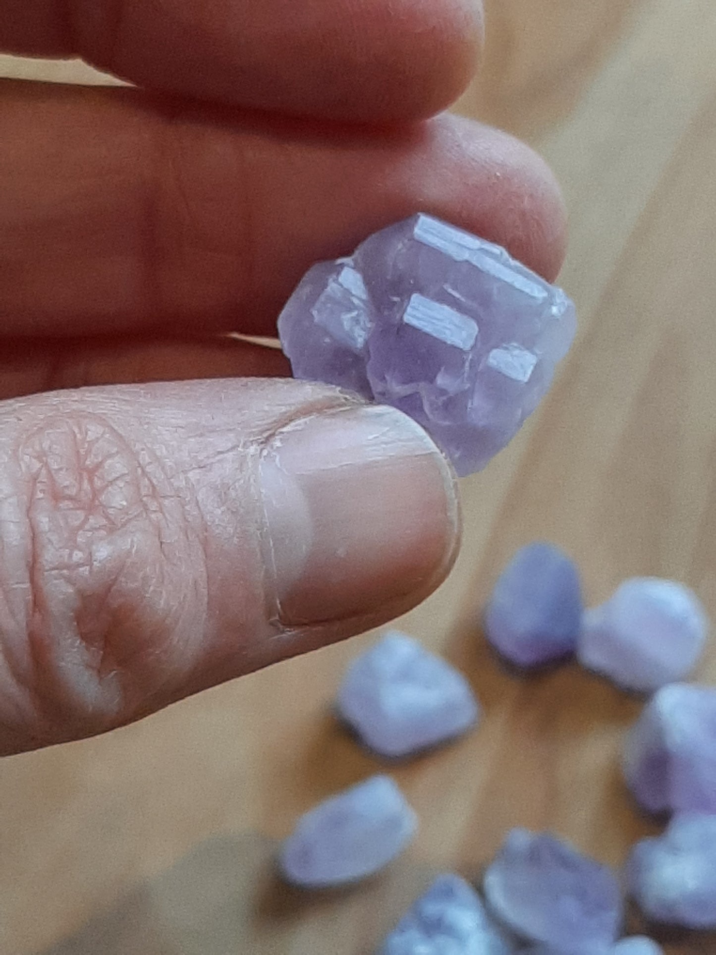 Elestial Amethyst Natural Stones (S)