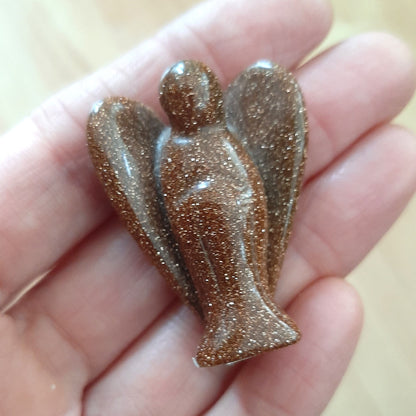Goldstone Angel 4cm