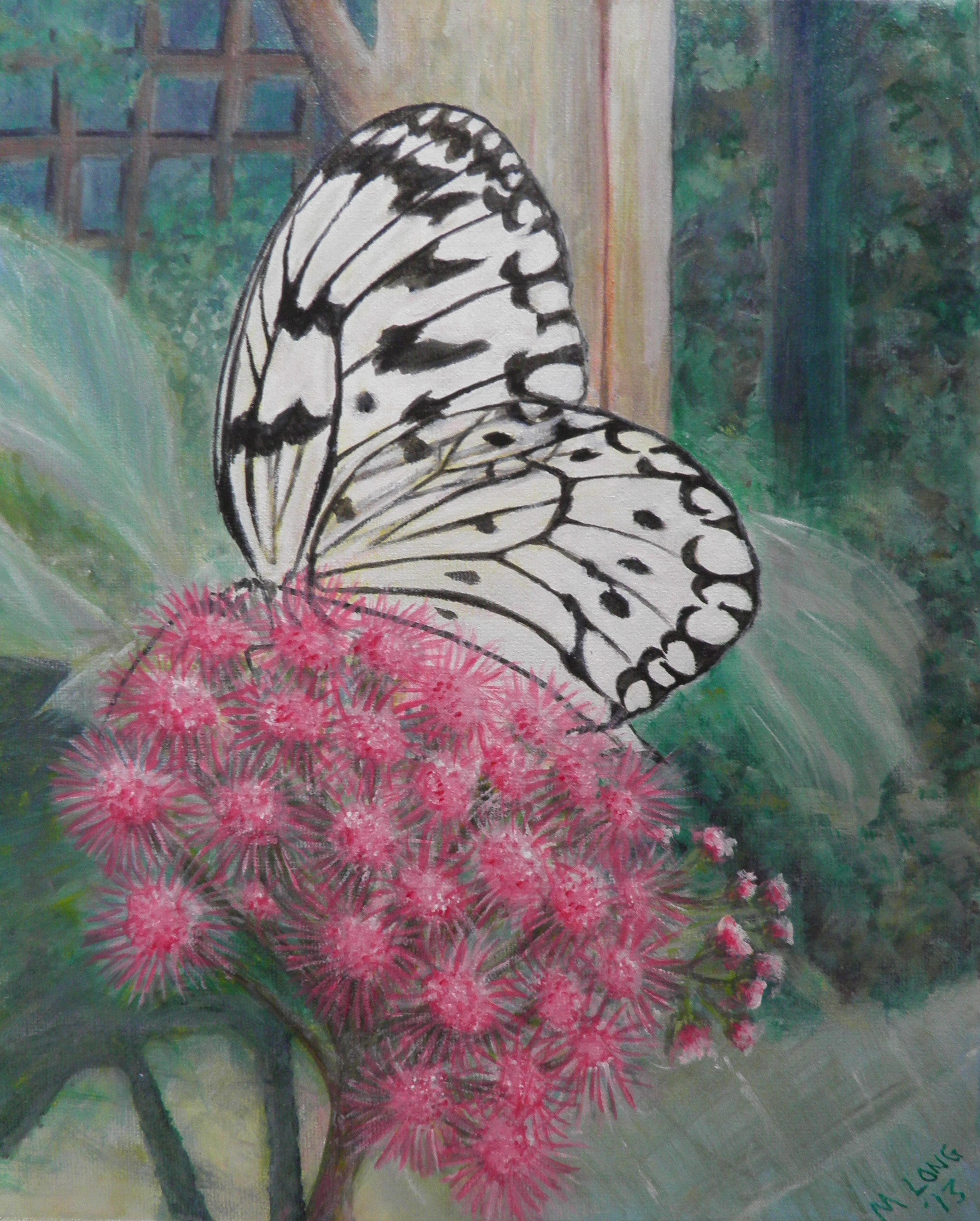 Butterfly Painting by Marie Long