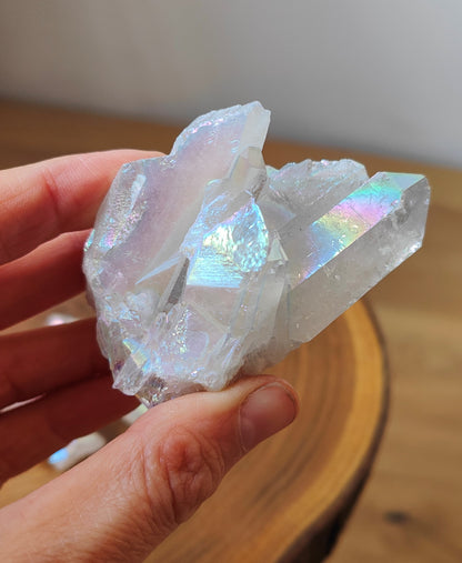 Aura Quartz Clusters