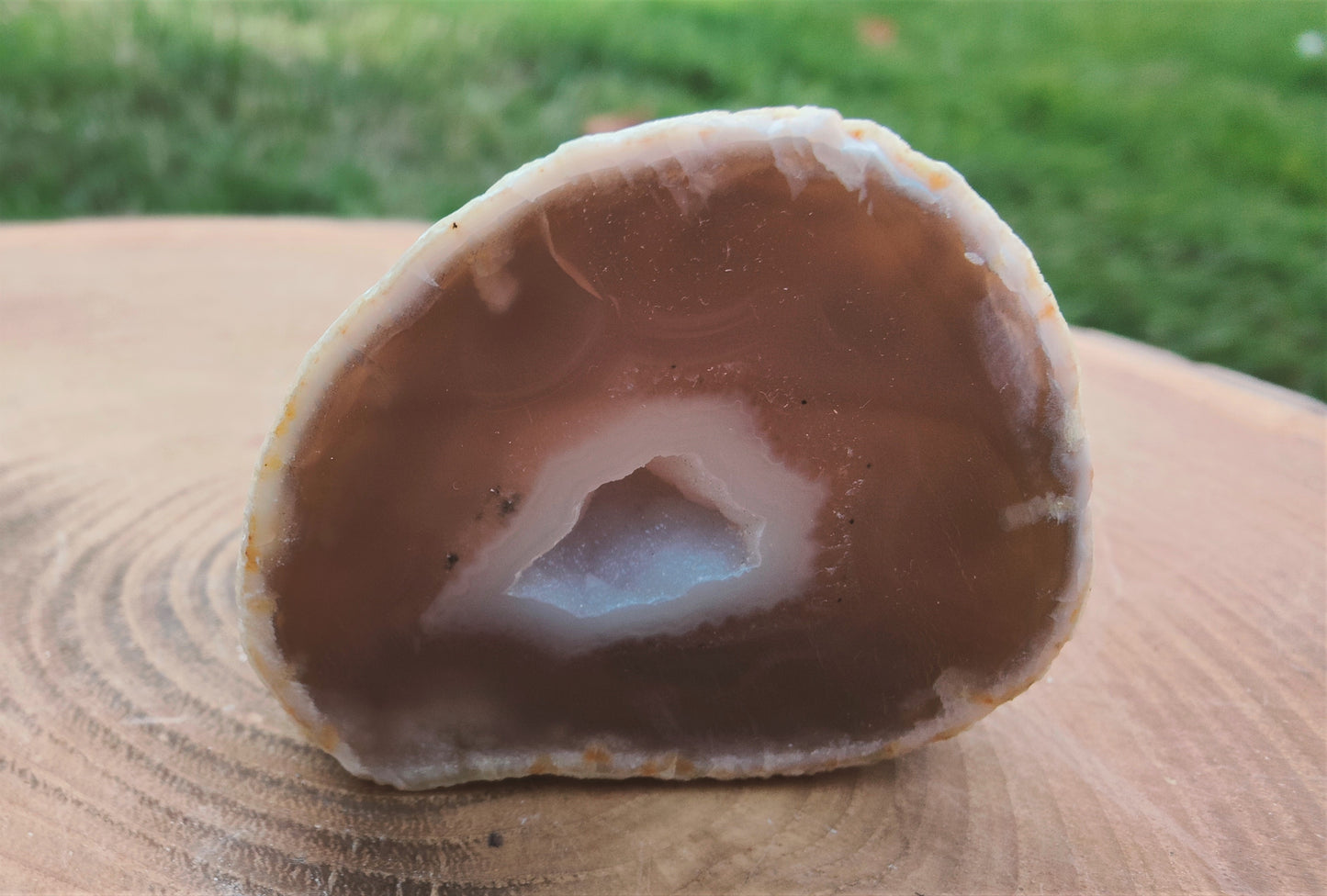 Brown Coloured Agate Geodes