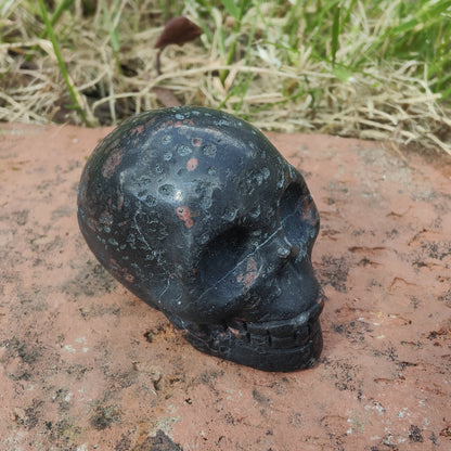 Dragon Stone Jasper Skull - Seconds