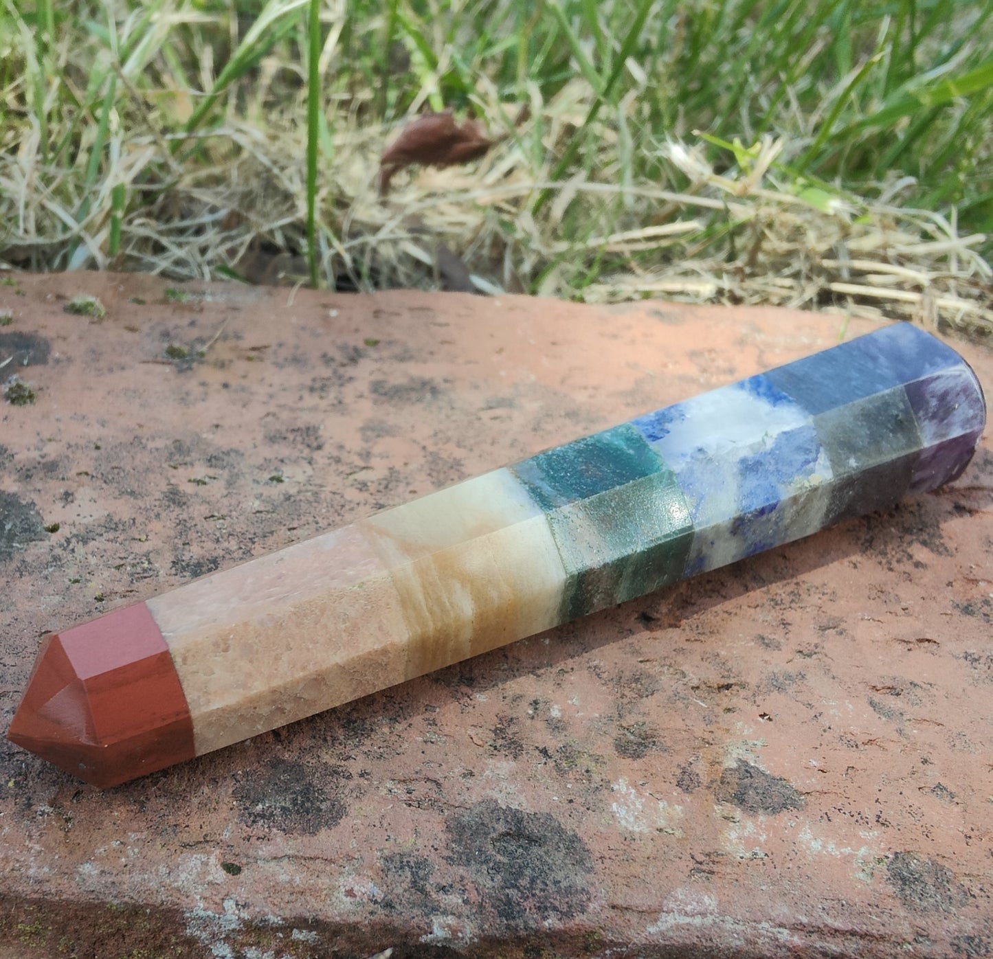 7 Chakra Gemstone Wand