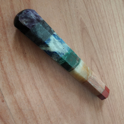 7 Chakra Gemstone Wand