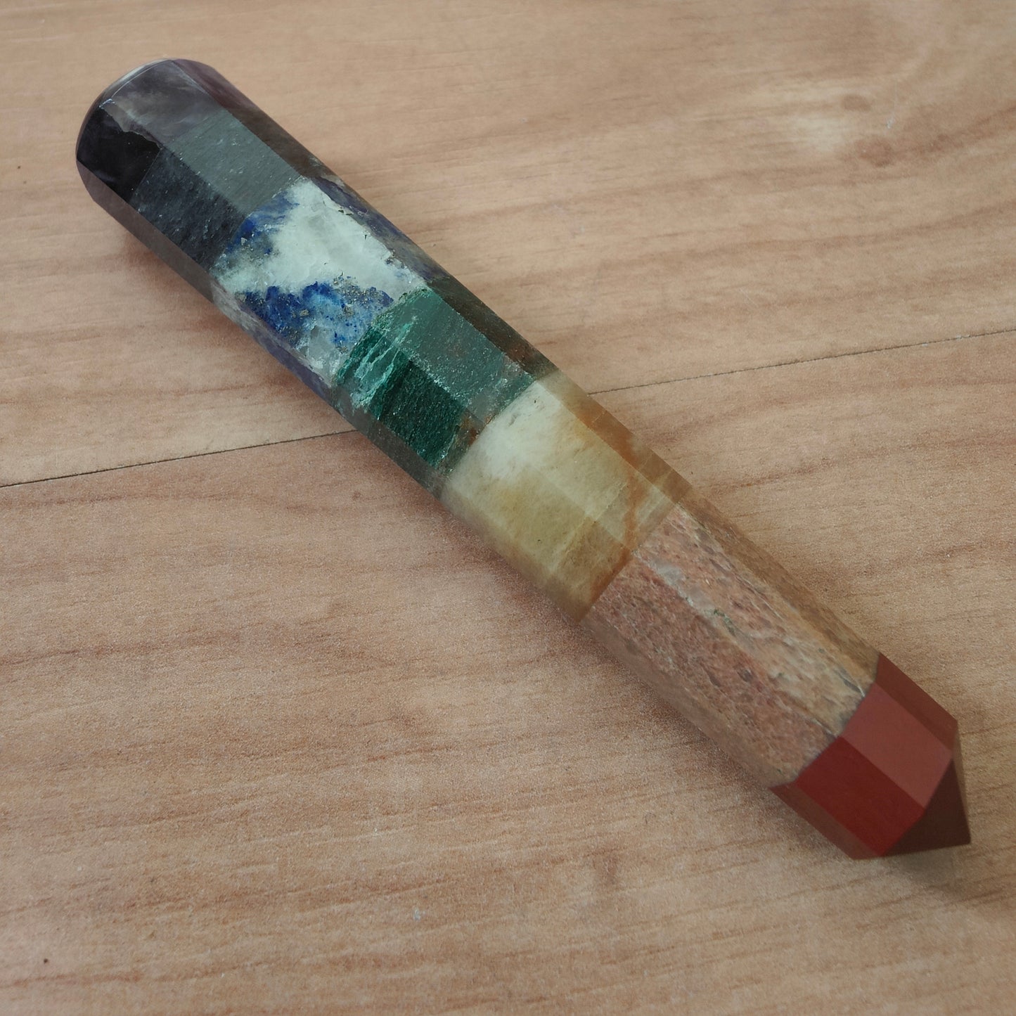 7 Chakra Gemstone Wand