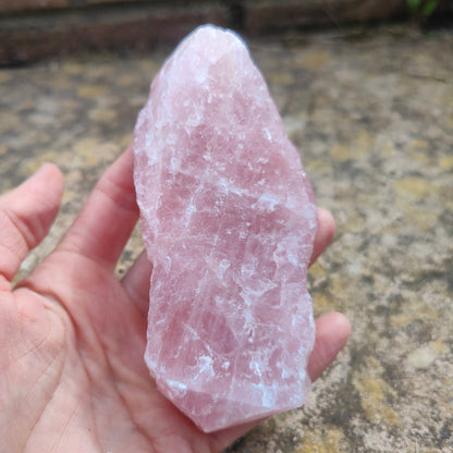 Rose Quartz Natural Piece 11cm