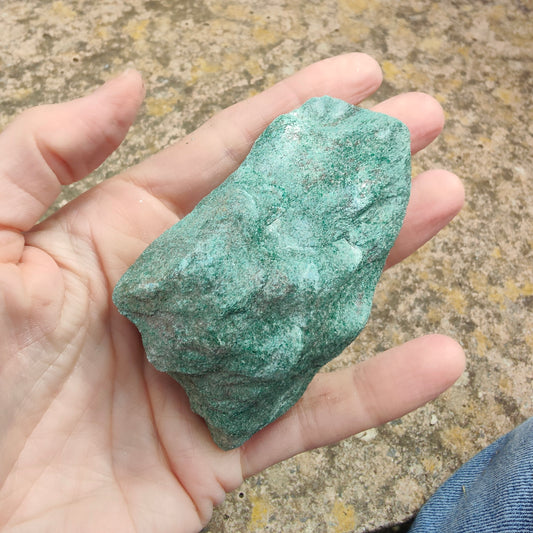 Large natural raw Fuschite