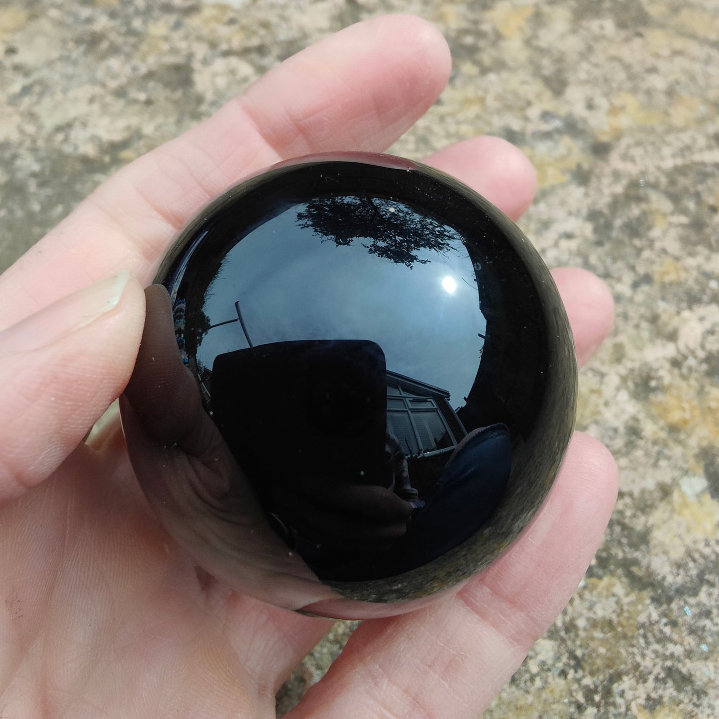 Black Obsidian Sphere 4.75cm