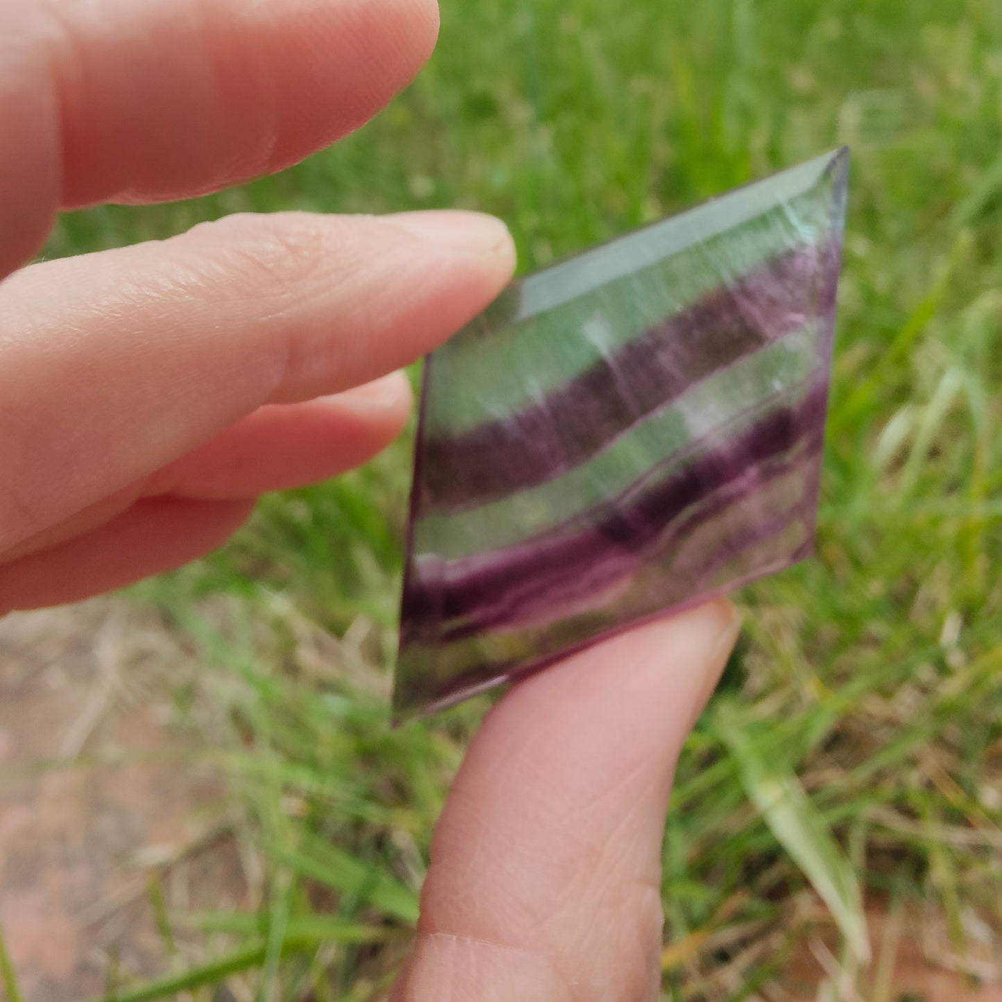 Fluorite Carved Diamond