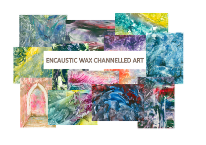 Unmounted Encaustic Wax Spiritual Art Prints