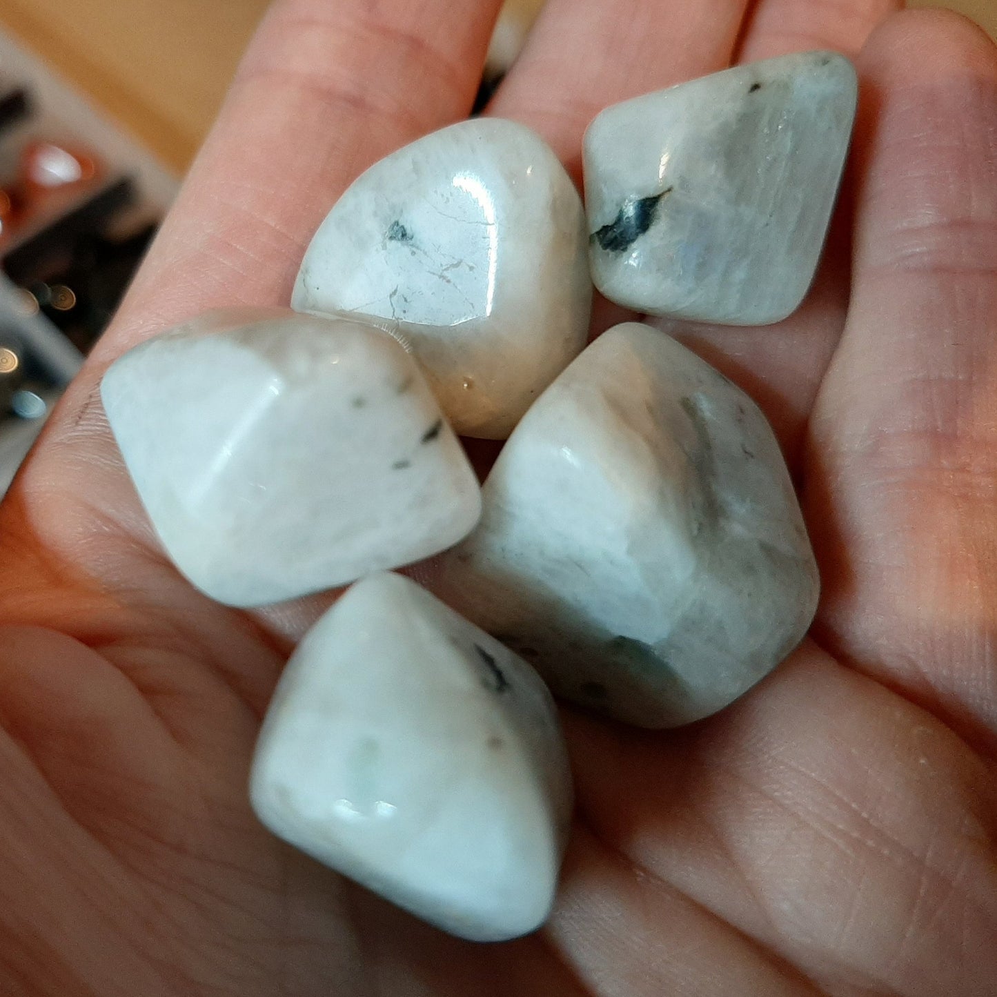 Rainbow Moonstone Tumblestones (M)