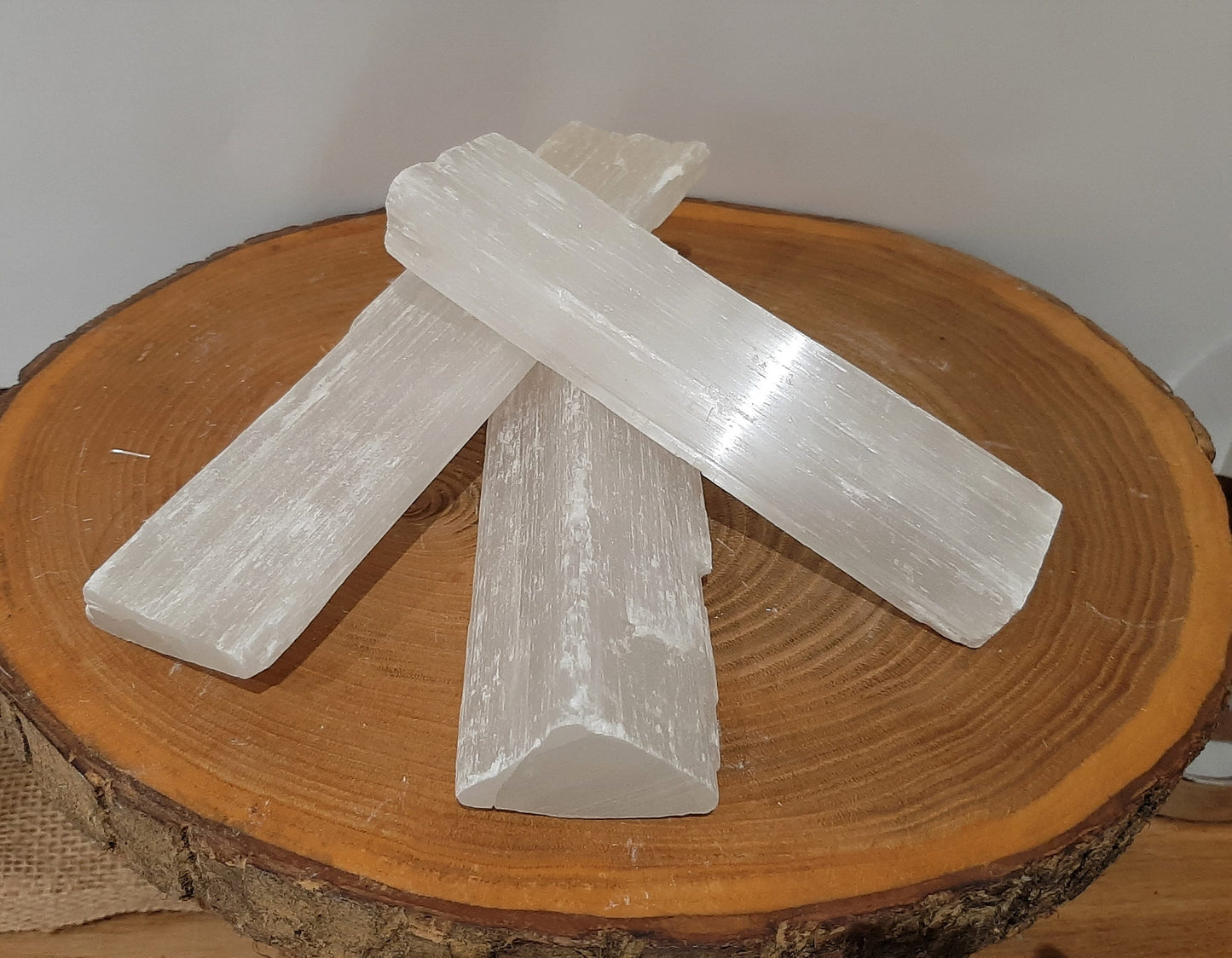 Bulk Buy: Selenite natural wands 10cm/20cm