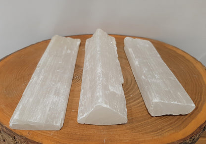 Bulk Buy: Selenite natural wands 10cm/20cm