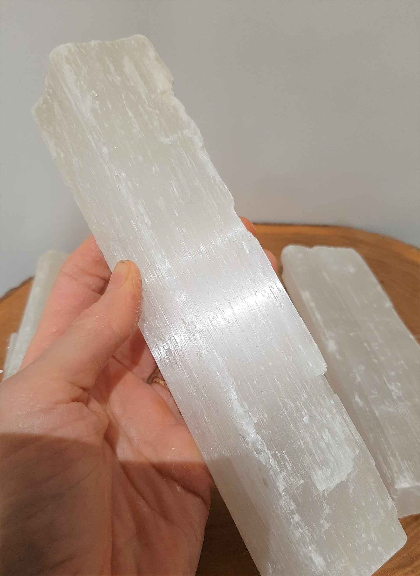 Bulk Buy: Selenite natural wands 10cm/20cm