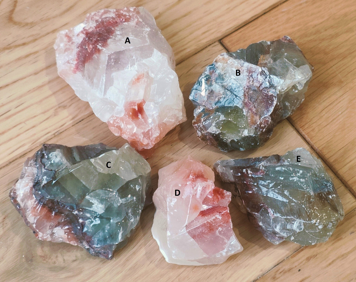 Rainbow Calcite Natural Pieces