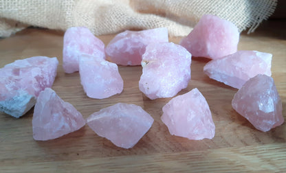 Rose Quartz natural pieces