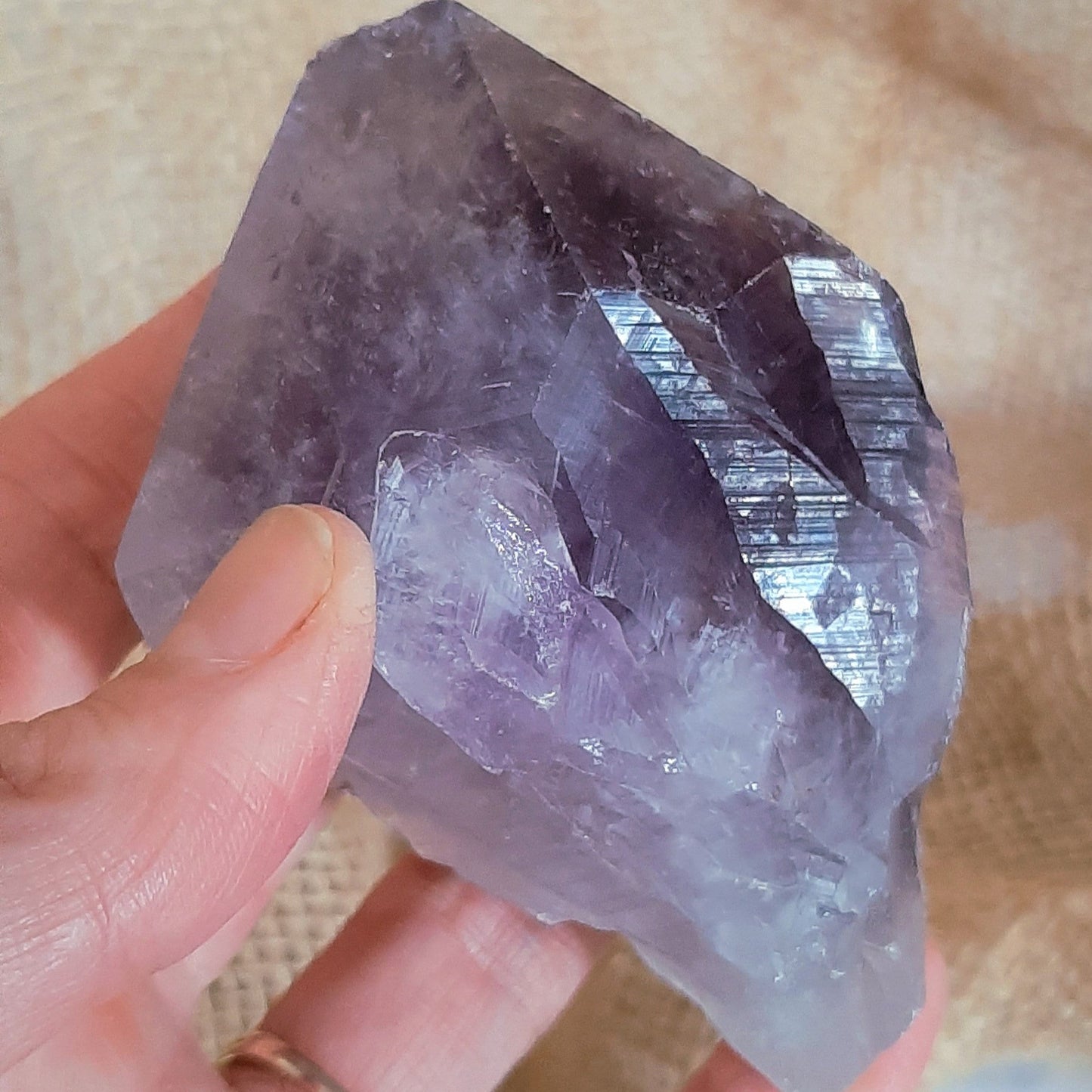 Amethyst large polished point