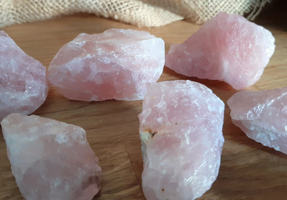 Rose Quartz natural pieces