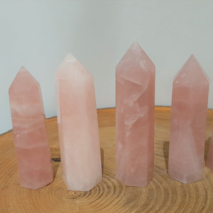 Rose Quartz Points 9-10cm