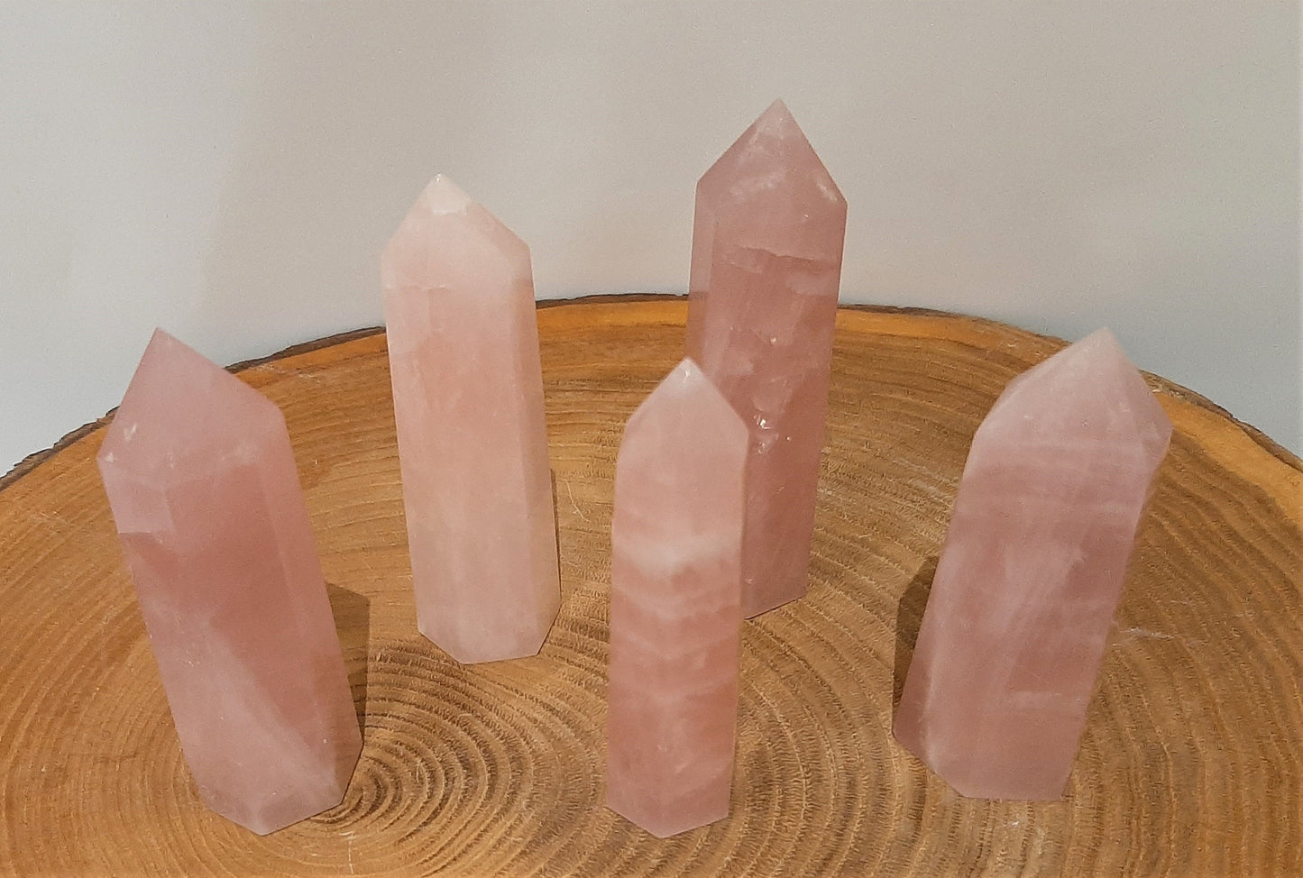 Rose Quartz Points 9-10cm