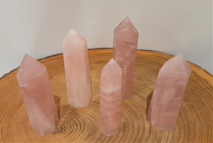 Rose Quartz Points 9-10cm