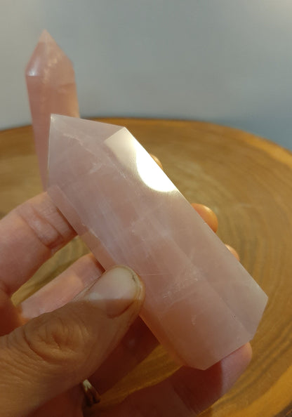 Rose Quartz Points 9-10cm