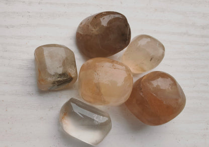 Natural Indian Citrine Tumblestones (M)