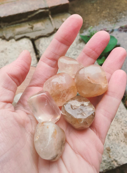 Natural Indian Citrine Tumblestones (M)