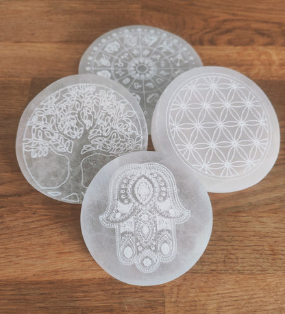 Selenite charging plate