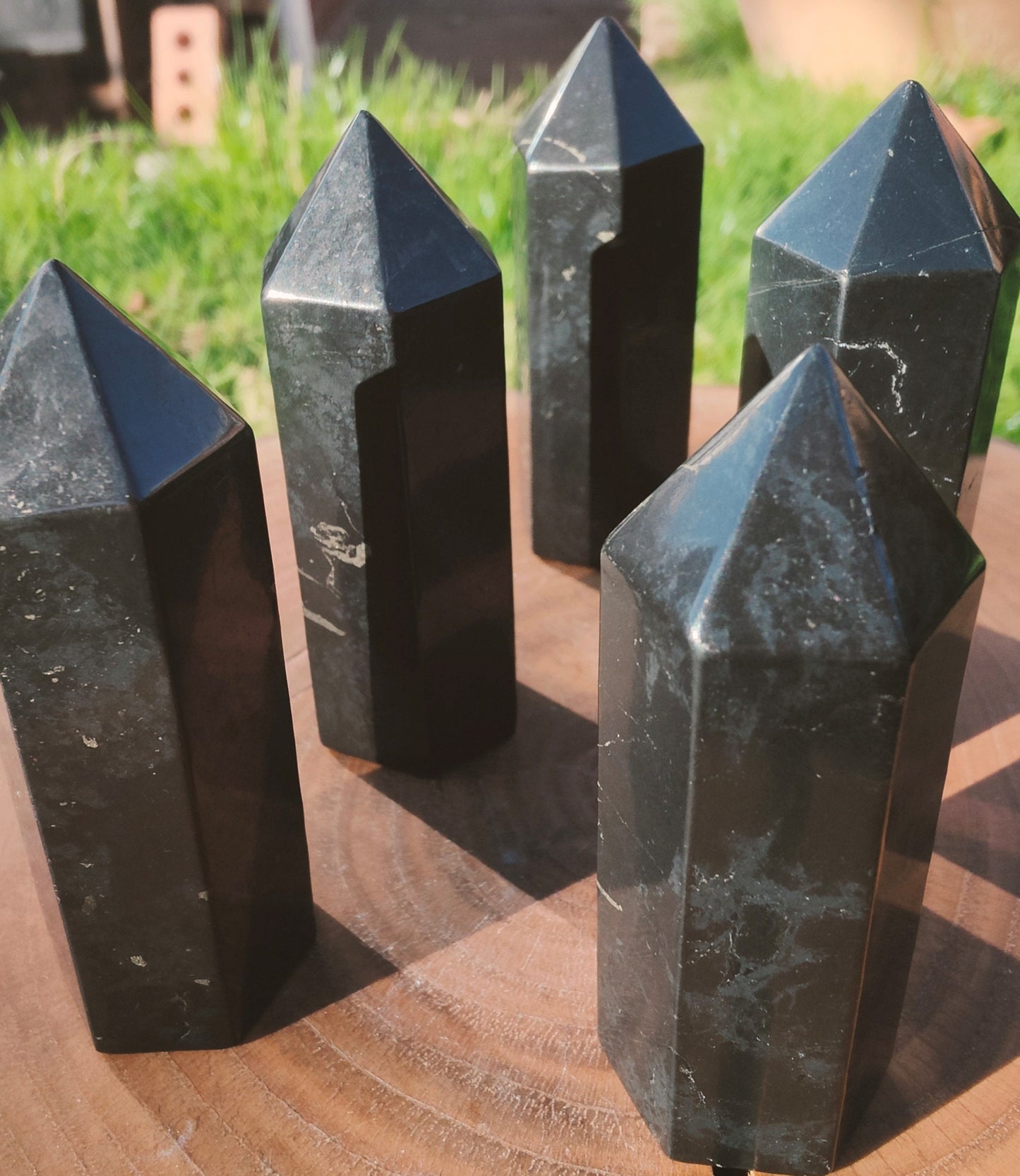 Shungite 3 inch Towers