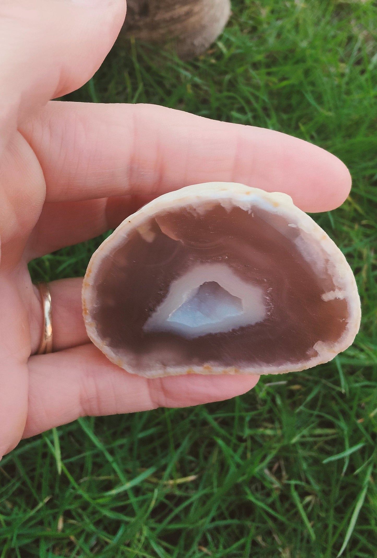 Brown Coloured Agate Geodes