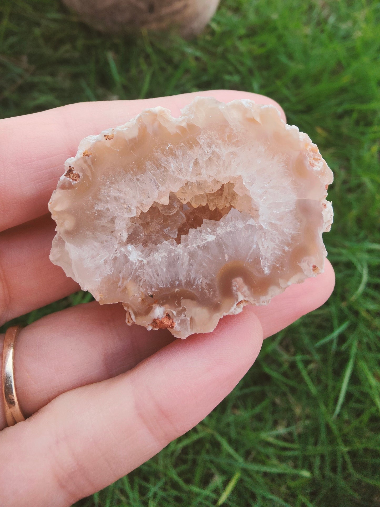 Brown Coloured Agate Geodes