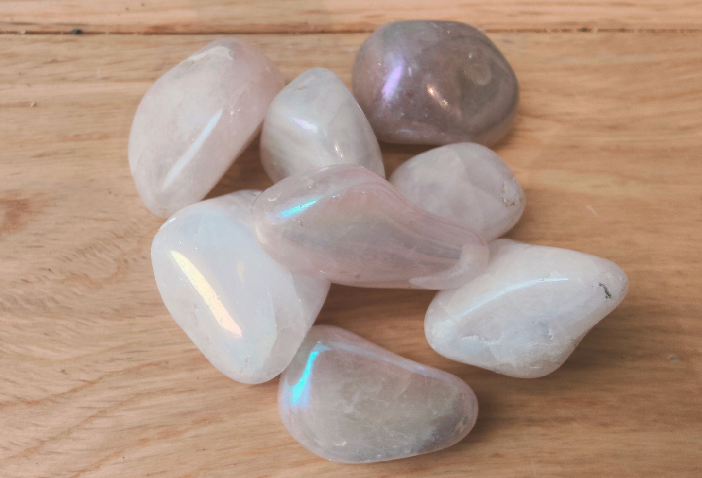 Rose Aura Quartz Tumblestones