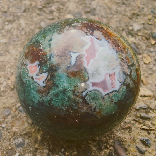 Moss Agate Sphere 6cm