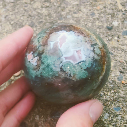 Moss Agate Sphere 6cm