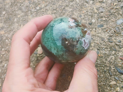 Moss Agate Sphere 6cm